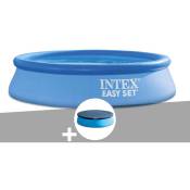 Kit piscine autoportée Intex Easy Set 2,44 x 0,61 m + Bâche de protection