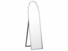 Miroir sur pied argenté 40 x 150 cm chatillon 330270