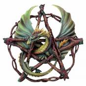 Nemesis Now Forest Pentagramme Dragon Plaque Murale