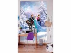 Papier peint la reine des neiges pays d'hiver disney frozen 184x254 cm 431406