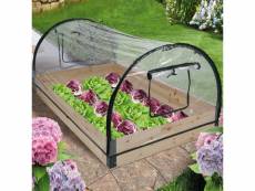 Serre de jardin | serre de jardinage avec cadre en bois 120 x 80 x 50 cm meuble pro frco77815