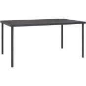 Table � d�ner d'ext�rieur Anthracite 150x90x74
