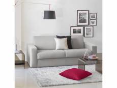 Talamo italia grand canapé 2 places portofino, canapé de salon, fabriqué en italie, en tissu rembourré, avec accoudoirs fins, cm: 180x95h90, couleur g