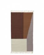 Tapis Kelim Borders / Small - 80 x 140 cm - Ferm Living marron en tissu