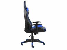 Vidaxl chaise de jeu pivotante bleu pvc 20490