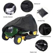 177 x 110 x 110 cm) Housse de protection imperméable pour tondeuse autoportée - Protection uv - Pour tracteur de jardin
