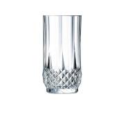 6 verres à eau vintage 28cl Longchamp - Cristal d'Arques - Verre ultr