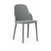 Chaise grise en polypropylène Allez Grey - Normann Copenhagen