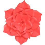 Fleur En Papier Gardénia Rouge 20 cm - Rouge