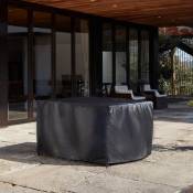 Housse de protection salon de jardin 119x119x70cm miami, monaco, sunset (4C & 4C4F) - black
