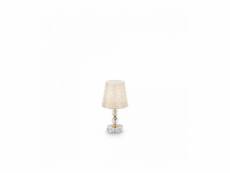 Lampe de table dorée queen 1 ampoule