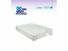 Matelas eco-confort 100% latex 7 zones 120 * 190 *