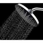 Norcks - Pommeau de douche douche 200 mm Chrome Kit de douche Premium Douche avec Pression D'eau Réglable de massage pour Spa,Accessoires de wc