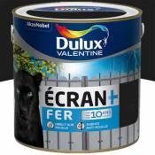 Peinture Ecran+ Fer protection antirouille Dulux Valentine brillant noir RAL 9005 2L