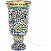 Signes Grimalt Lampe de bureau de meubles Lampes marocaines lampes multicolores 34x18x18cm 28048 - multicolour