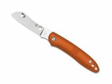 Spyderco - c189por - couteau spyderco roadie orange