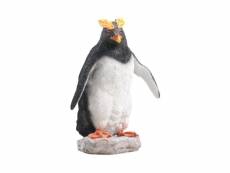 Statue de jardin pingouin huppé en résine debout