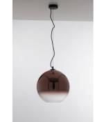 Suspension Globe Cuivre 1 ampoule 156,7cm