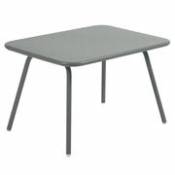 Table basse Luxembourg Kid / Table enfant - 75 x 55 cm - Fermob gris en métal