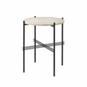Table d'appoint TS OUTDOOR / Travertin - Ø 40 x H