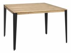 Table mange debout lunds 80x160x110cm noir-vieilli. Box furniture CCVL80160108 NG-EV