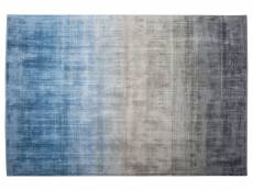 Tapis gris-bleu 140 x 200 cm ercis 107041