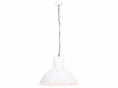 Vidaxl lampe suspendue 25 w blanc rond 48 cm e27 320566