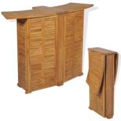Vidaxl - Table pliable de bar 155x53x105 cm Bois de