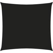 Voile de parasol Tissu Oxford carré 3,6x3,6 m Noir