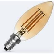 Ampoule LED Filament E14 4W 470 lm C35 Bougie Gold