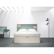 Azura Home Design - Tête de lit Munich 180 cm Verdoso Kashmir