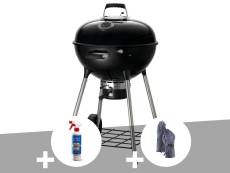 Barbecue à charbon Napoleon Kettle Premium 57 cm + Nettoyant grill 3 en 1 + Gants pour barbecue