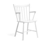 Chaise blanche en bois de hêtre avec accoudoirs - HAY