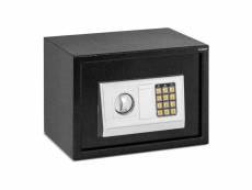 Coffre-fort électronique numérique combinaison programmable clés de secours piles incluses acier - 35 x 25 x 25 cm helloshop26 14_0001080