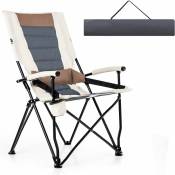 Costway - Chaise Pliante Camping Charge 150 kg, Fauteuil