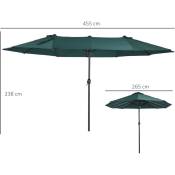 Grand parasol xxl santiago vert