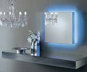 Miroir lumineux I Massi / 103 x 103 cm - Glas Italia miroir en verre