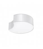 Plafonnier Circle Decorative PVC blanc 2 ampoules 11,5cm