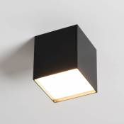 Plafonnier spot minimaliste design carré noir led - Viggo - Noir