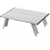 RHAFAYRE Table de camping, pliable, portable, en aluminium,