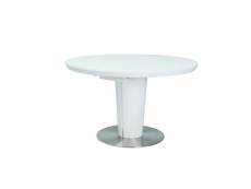 Table extensible ronde - l 120 x l 160 x h 76 cm -