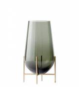 Vase Echasse Medium / H 45 cm - Menu gris en métal