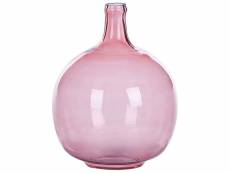 Vase en verre 31 cm rose chappathi 317649
