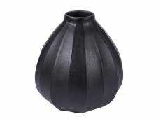 Vase poire juno noir 21 cm table passion