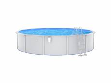 Vidaxl piscine avec échelle de sécurité 550x120