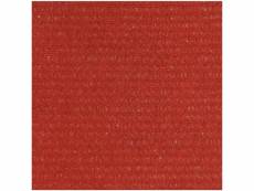 Vidaxl voile d'ombrage 160 g/m² rouge 3,5x3,5x4,9