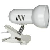 Activejet - Lampe de bureau à pince blanc, métal,