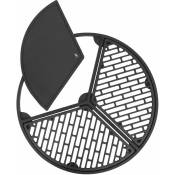 Bbq-toro - Ensemble plancha en fonte avec grille et plaque de gril ø 54,5 cm