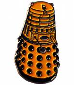 - émail en métal Broche, Dr Who Dalek, jaune