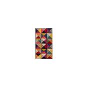 Flair Rugs - Tapis géométrique pour salon design multicolore Samba Multicolore ø 160 - Multicolore